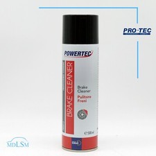 POWERTEC BRAKE CLEANER PULITORE FRENI SPRAY 500 ML DETERGENTE SGRASSANTE PW0912