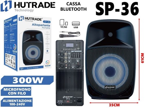 Cassa amplificata 300w - sp-36,