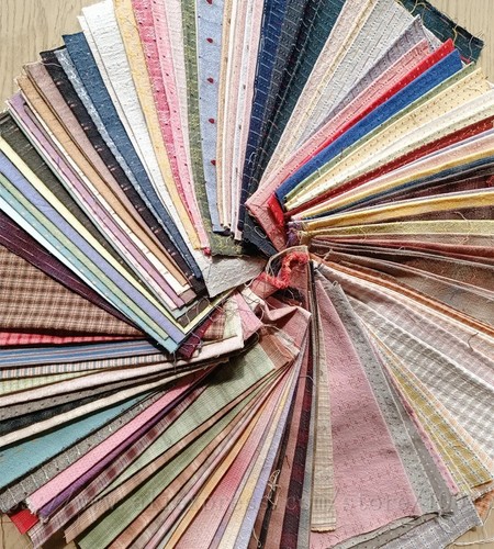 Tessuto cotone cucito
