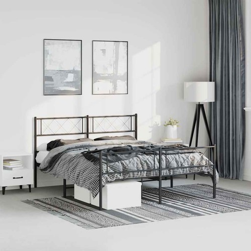 Metal bed frame - bed,