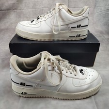 Uomo 9 Nike Air Force One 1 Low '07 LV8 3 "Double Air" Bianco CJ1379-100 Boxato