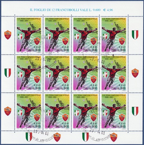 Italia 2001 roma - roma, campione