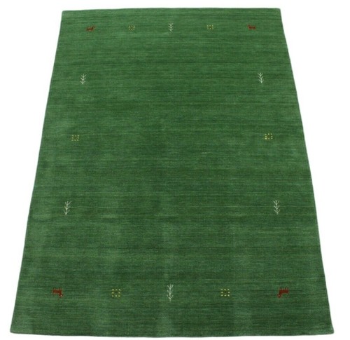 Tappeto verde 100 lana - tappeto,