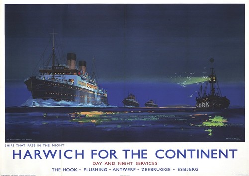 Harwich per continente - il,