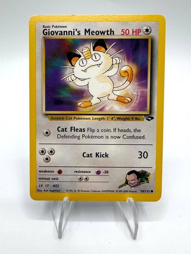 Carta pokemon giovanni - carta,