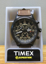 Orologio da polso TIMEX T49905 Expedition Cronografo Indiglo NUOVO