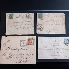 ITALIA REGNO 1865/1930 N. 12 BUSTE VIAGGIATE CON VARIE AFFRANCATURE