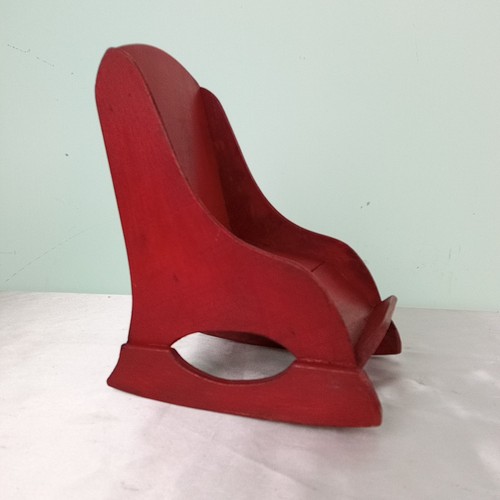 Sedia dondolo legno - a,