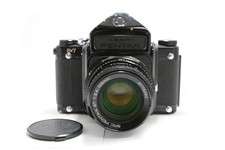 Fotocamera analogica Pentax 6x7 con SMC 67 105mm F2.4