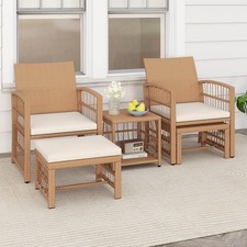 5PCS Patio Conversation Set PE