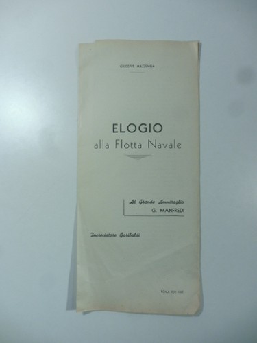 Mazzenga elogio alla flotta - mazzenga,,