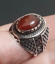 Men 925 Silver Ring Solitaire