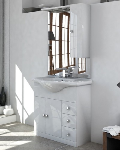 Mobile bagno terra cm - mobile,