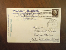 Giovanni Maciocia Negoziante, Commissario, Annonario Frutta Agrumi - Roma 1933