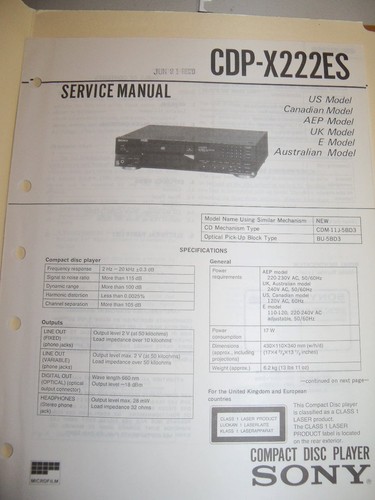 Manuale servizio originale - manuale,