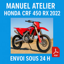 Manuel Atelier Honda CRF 450