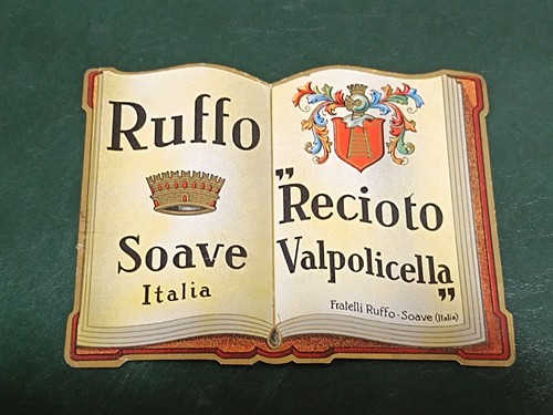 Etichetta vino soave ruffo - etichetta,