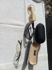 LOTTO 3 OCCHIALI VINTAGE CHANEL Dior Lenti Graduate .