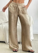 Pantalone donna donna oro