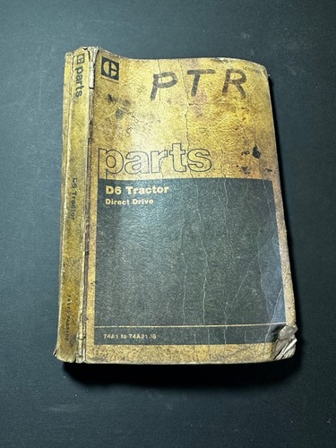 Libro ricambi caterpillar - libro, d6