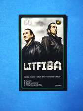 CARTA CANTANTI ESSELUNGA STARZONE NUMERO 60 LITFIBA FIGURINA - (165)