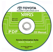 Toyota Yaris 2012-2014 manuale