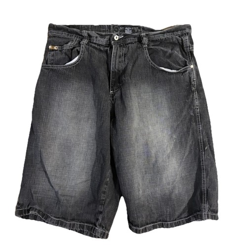 Pantaloncini jeans neri polo