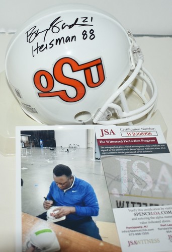 Barry sanders autografo vsr4 - barry,