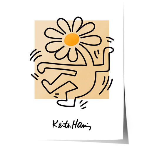 Poster dancing figure - poster, keith