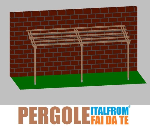 Pergola legno impregnato - pergola, in