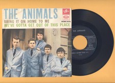 7" 45gg - THE ANIMALS - Bring it on home to me - EX+/VG+ - ITA 1965