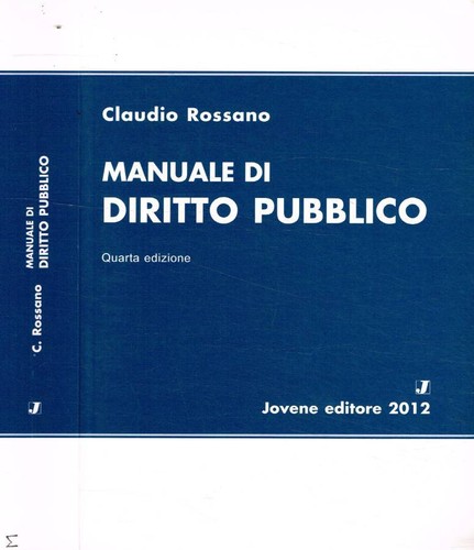 Manuale diritto pubblico - pubblico.,