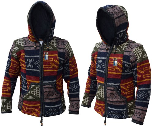 Uomo maglia toppa lana giacca - uomo,