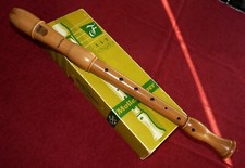 Principianti! Mollenhauer 21 vecchio flauto dolce, suono eccellente, tedesco Maniglia!