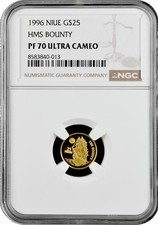 Niue 25 dollari 1996, NGC PF70