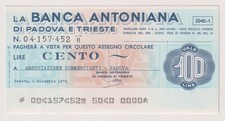 Miniassegni  BANCA  ANTONIANA