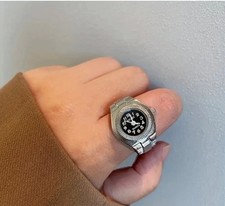 Anello orologio vintage Quartz chrome hearts y2k nuovo 