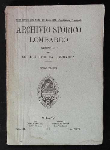 Archivio storico - vv.,