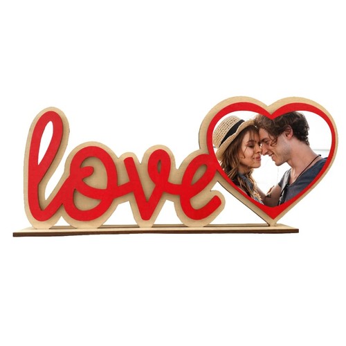 Cornice love amore legno - cornice,