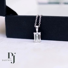 Moissanite Solitaire Pendant