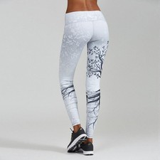 Leggings donna sexy stampa fantasia push senza cuciture nylon lifting yoga fitness leggins