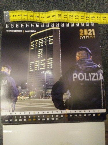 Calendario tavolo polizia - calendario, da