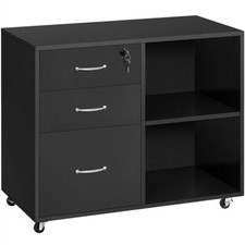 Schedario Portadocumenti Mobile da Ufficio Armadietto Ruote Cassetti da Studio