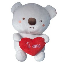 Peluche con cuore Ti amo 40 cm