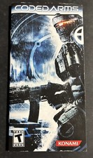 SONY PSP - KONAMI CODED ARMS LIBRETTO DI ISTRUZIONI IN INGLESE NO GIOCO