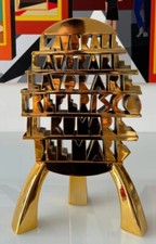 PREFERISCO IL RUMORE DEL MARE Ugo Nespolo    SCULTURA  Riproduzione in miniatura