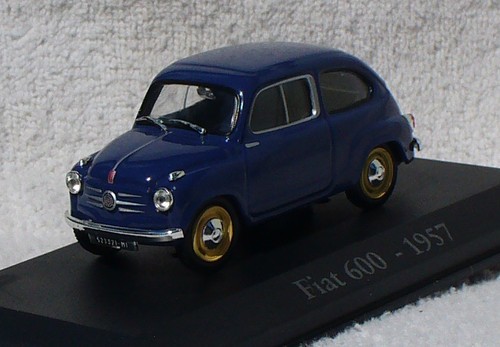 Fiat 600 blu - 1957, 1:43
