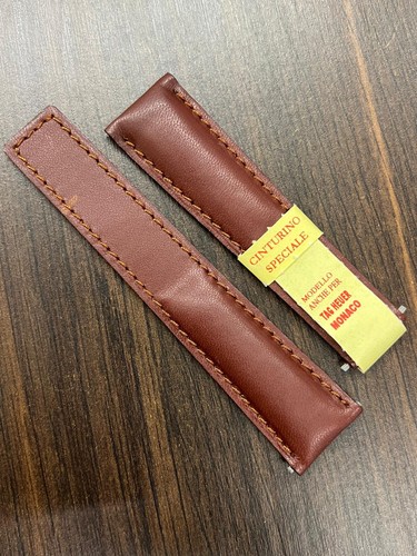 Brown leather strap - strap, 22/18mm