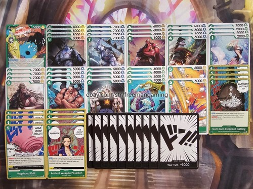 One piece tcg - tcg, mazzo