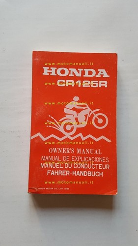 Honda 125 cross 1984 85 - 125, 1984-85